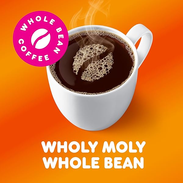 DUNKIN’ ORIGINAL BLEND MEDIUM ROAST WHOLE BEAN COFFEE, 18 OUNCE