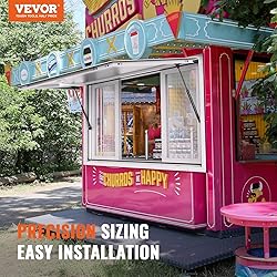 VEVOR Concession Window 60"x36", Aluminum Alloy