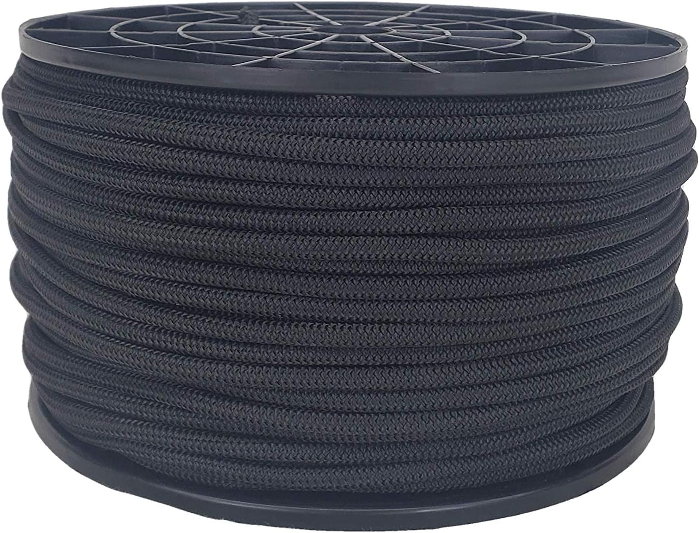75ft 316 Black Bungee Cord Marine Grade Heavy Duty Shock Rope Bungee