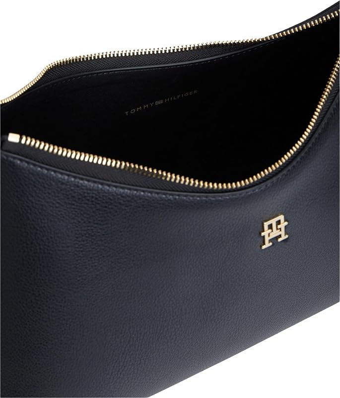 Damen Schultertasche Icon mit Münztasche, Schwarz (Black), Einheitsgröße