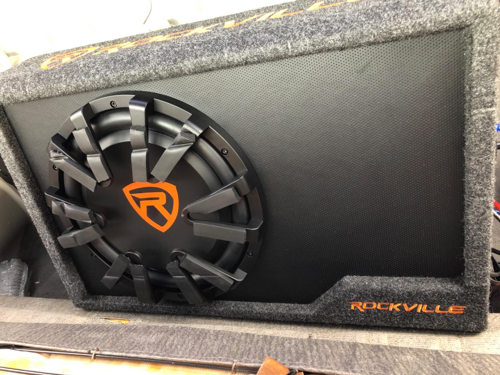 Slim Subwoofer Rockville Rws12ca Slim 1200 Watt 12