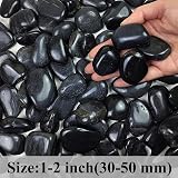 FANTIAN 9.1 kg Black Decorative Stones 30-50 mm Garden Aquarium Pebbles view 2