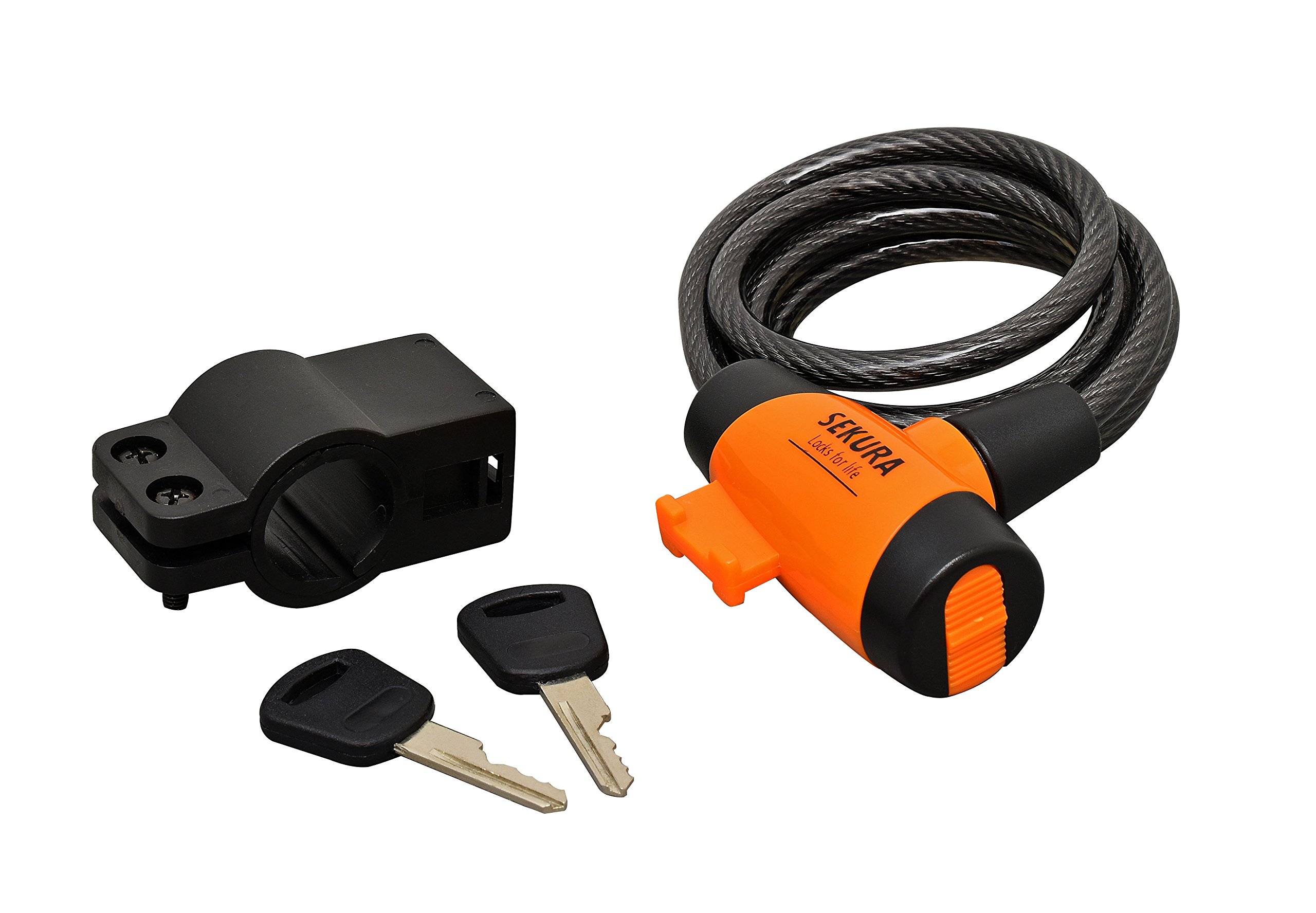 Büchel Sekura KB 105 60500105 Spiral Cable Lock Black