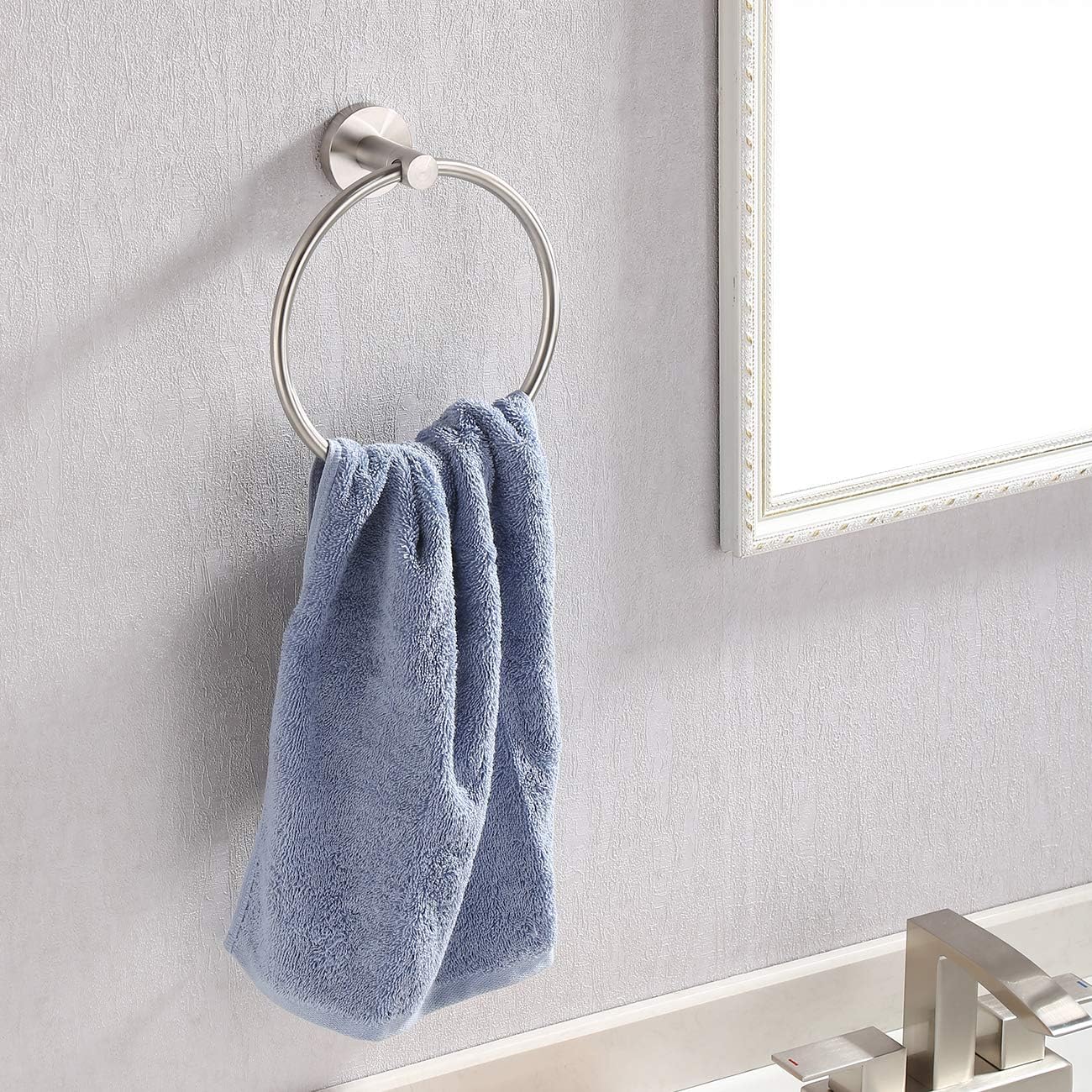 KES Bath Towel Holder Hand Towel Ring Hanging Towel Hanger Bathroom