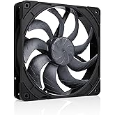 Noctua NF-A14x25 G2 PWM chromax.Black, Premium-Quality Quiet 140mm PC Fan (Black)