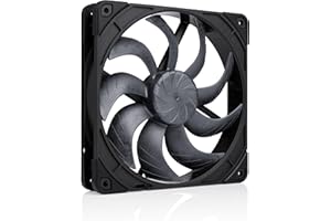Noctua NF-A14x25 G2 PWM chromax.Black, Premium-Quality Quiet 140mm PC Fan (Black)