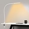 YOUKOYI LED Desk Lamp with Clamp, Architect Lamp for Home Office with Touch Control, 9W Clip on Desk Lamp Swing Arm Desk Light, 3 Color Modes and Stepless Dimming Flexible Gooseneck Clamp Lamp