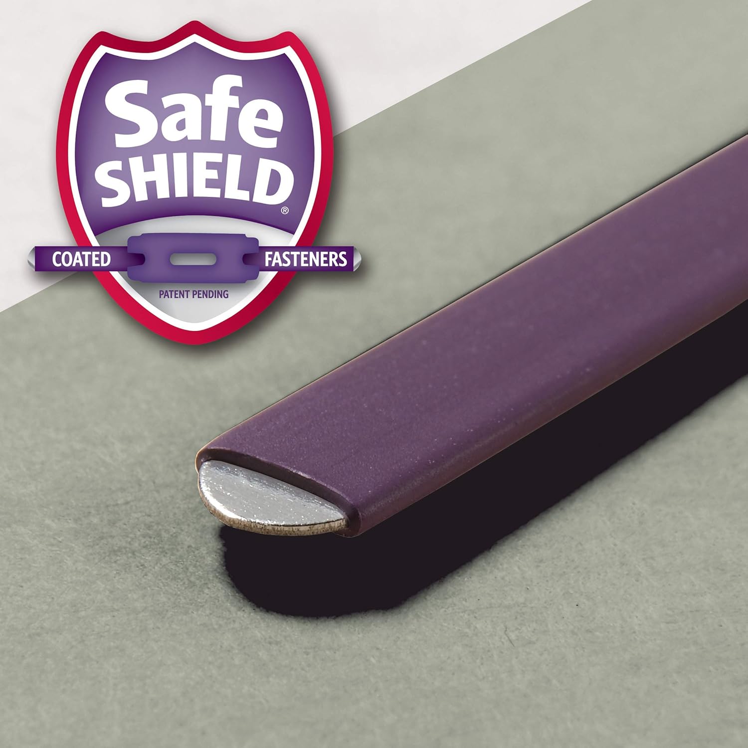 Smead Pressboard Classification File Folder with SafeSHIELD Fasteners, 2 Dividers, 2" Expansion, Letter Size, Gray/Green, 20 per Box (14074) : Office Products