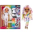 Rainbow High Color & Create Fashion DIY Doll with Washable Rainbow Markers, Purple Eyes, Curly Hair, Bonus Top & Shoes. Color, Create, Play, Rinse and Repeat. Creative 4-12+