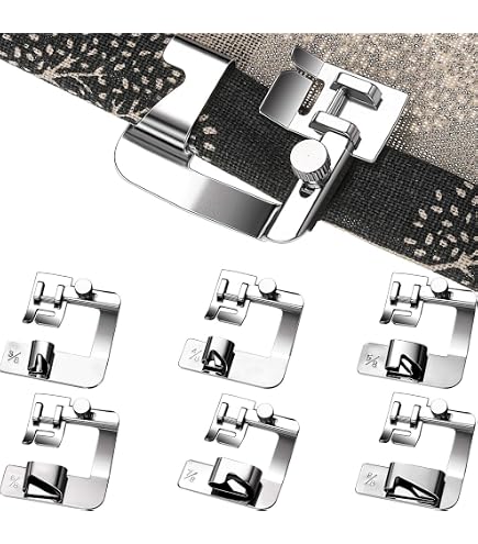 Magnetic Seam Guide Sewing Rolled Hemmer Foot Kit Upgrade Magnetic Seam Guide For Sewing Machine Wide Rolled Hem Presser Foot Universal3 10mm Sewing Supplies Accessories Sewing Products And Tools