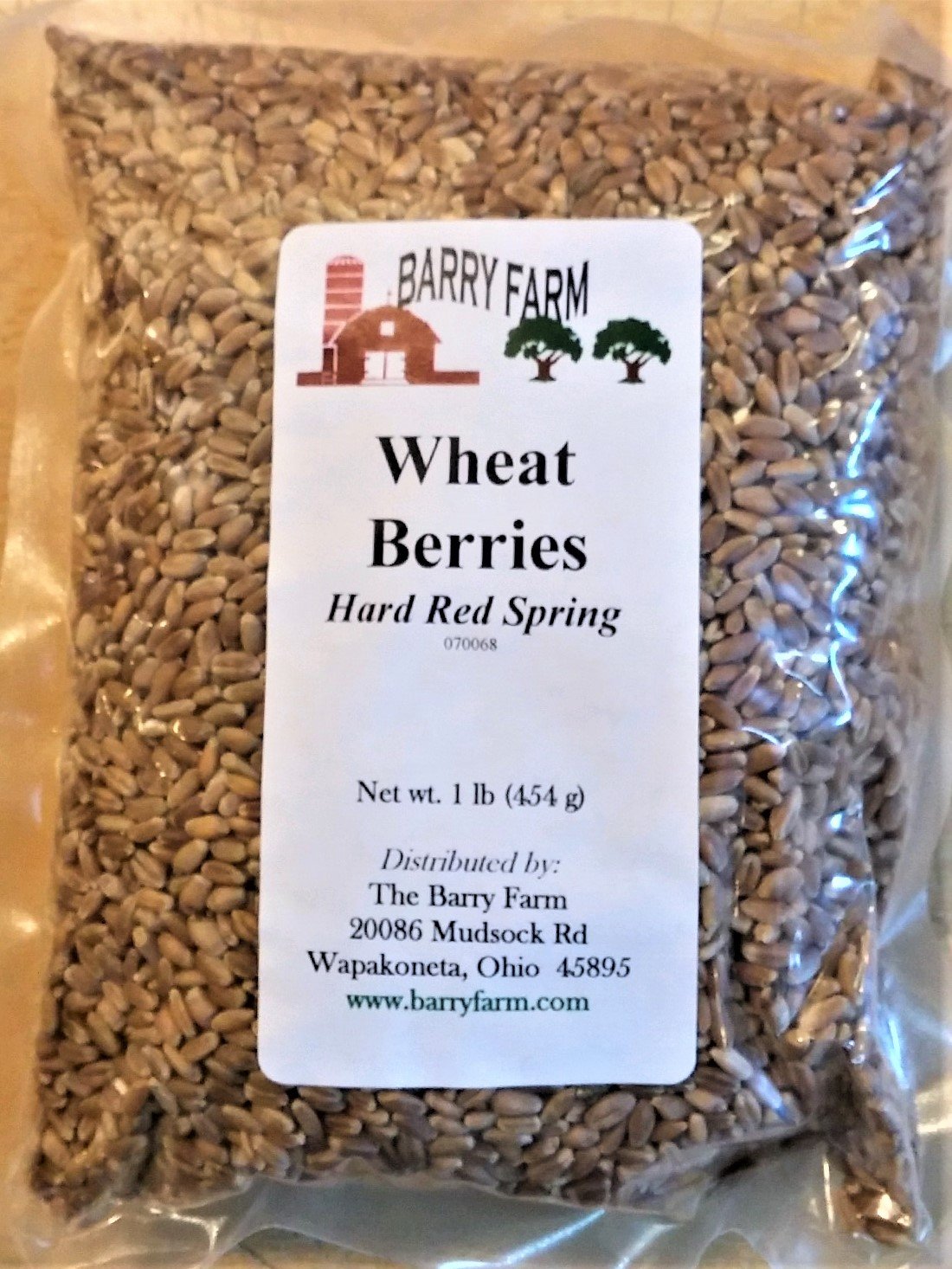 Hard Red Wheat Berries, 1 lb. Wheat Flours And Meals