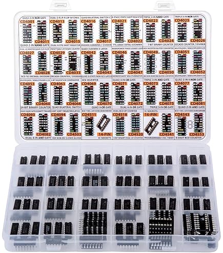 Kit IC 10 Pièces CD4017 - DIP-16 CD4017BE - Circuits Intégrés Pour Électronique Et Soudure