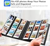 Crefotu 432 Pockets Photo Album for Fujifilm Instax Mini and Polaroid 2x3 view 3