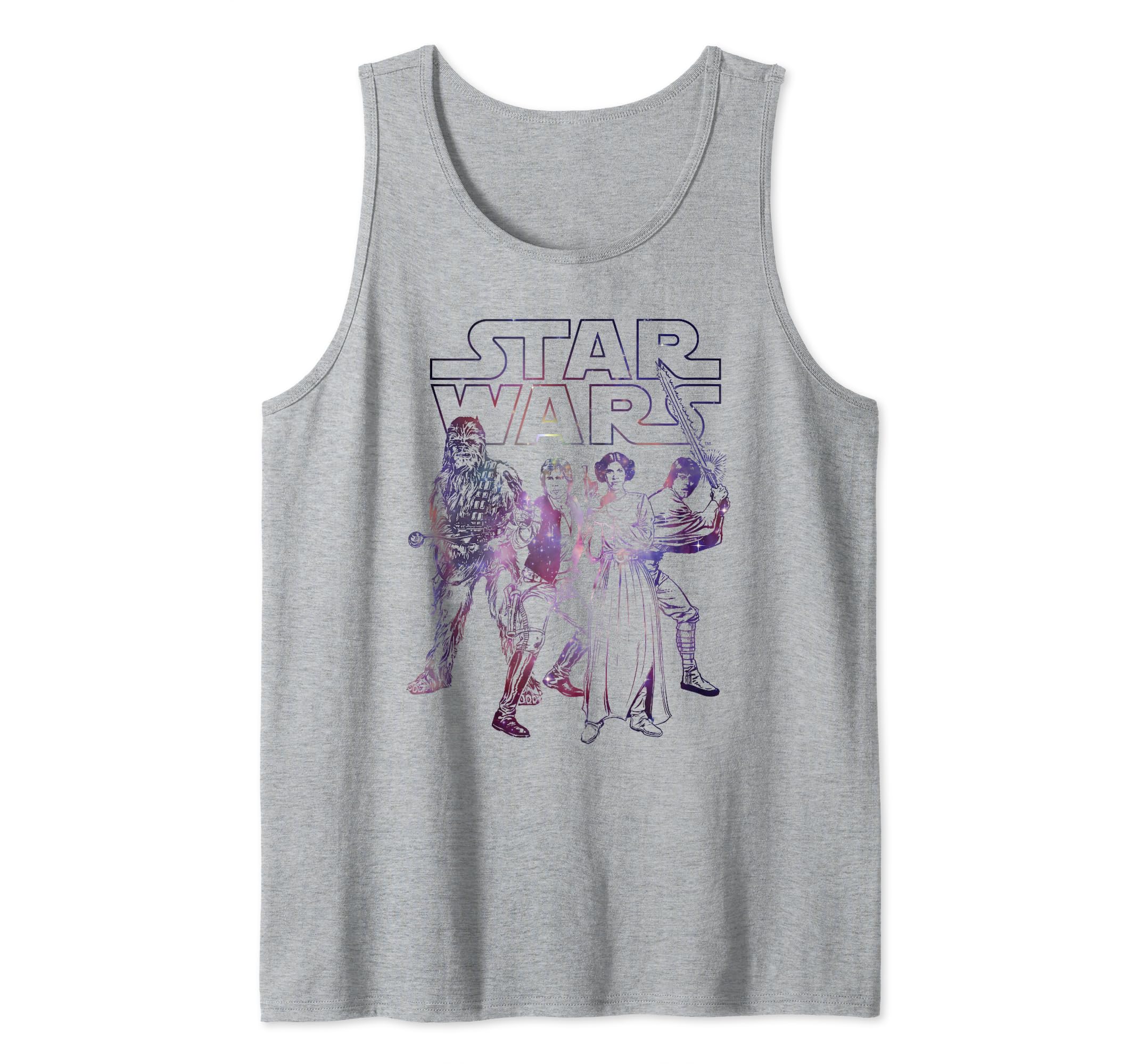 Star Wars Rebel Heroes Battle Galaxy Logo C1 Tank Top