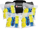 TENSYS Heavy Duty Ratchet Straps Set of 4 2000kg Lashing 4m 50mm view 4