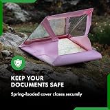 Paperdry Waterproof Clipboard A4 Pink PVC with Cover and Storage view 6