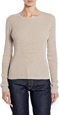 Dk4200 Pullover M03 Grigio Melange, L Donna