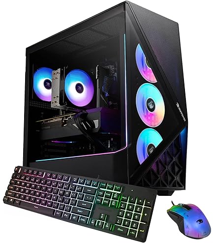 Amazon.com: iBUYPOWER Slate Black Gaming PC Desktop Computer AMD