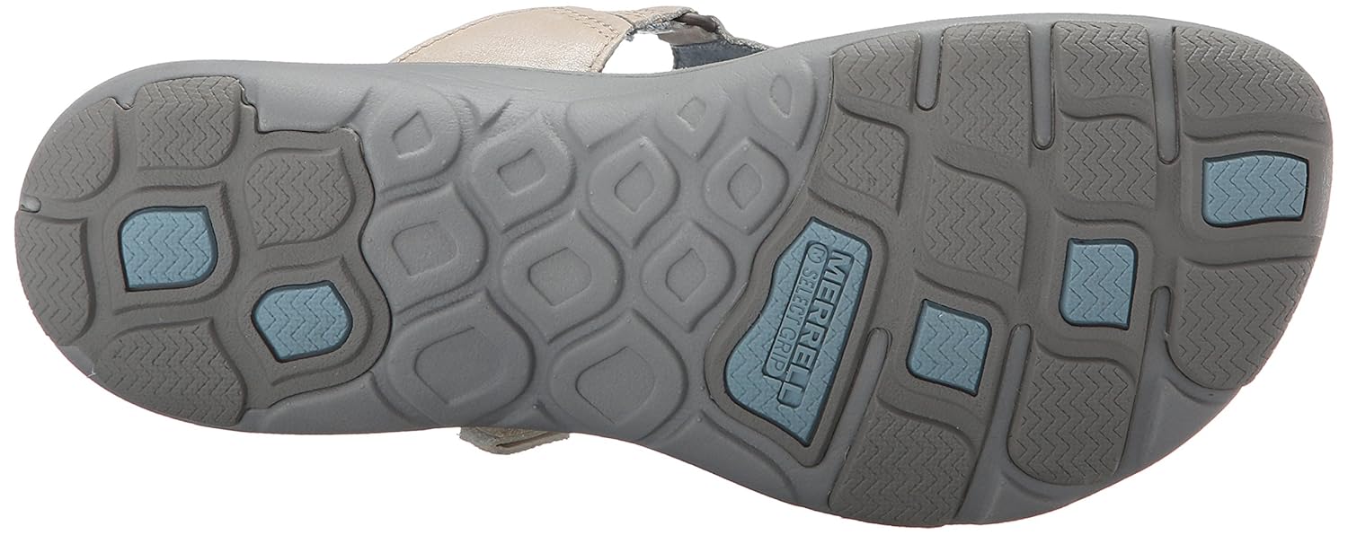 merrell women's adhera leather thong sandal ivory 11 b(m) us