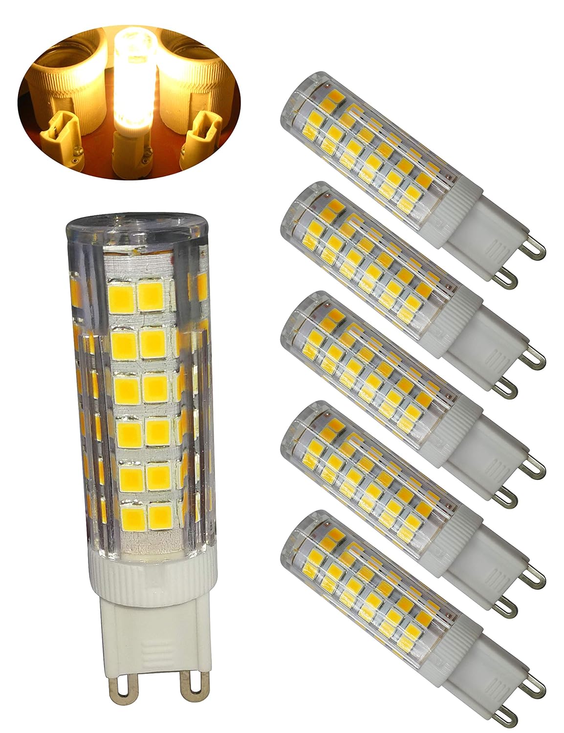 Light Bulbs Home & Garden G9 LED 7W=60W Equivalent Halogen 110V 730LM