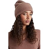 Style Republic Women’s Chunky Knit Beanie, 100% Pure Cashmere Cap, Soft & Stretchy, Warm Hat for Autumn, Winter, Spring