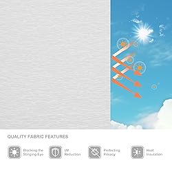 Boolegon Light Filtering Roller Shades for