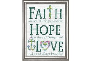 DESIGNWORKS INK Faith Counted Cross Stitch Kit