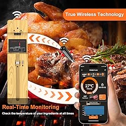 Wireless Meat Thermometer Bluetooth with Ceramics