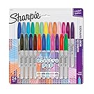 Sharpie Fine Electro Pop Marker, Fine Point, Assorted, 24/Pack (1927350)