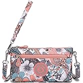 AOCINA Small Wristlet Wallets for Women RFID Blocking Crossbody Purses Nylon Cell Phone Bag for Daily Travel