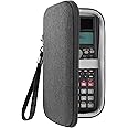 Geekria Shield Case for Texas Instruments TI-84 Plus CE Color, TI-83 Plus Calculators, Replacement Protective Hard Shell Travel Carrying Bag with Room for Accessories