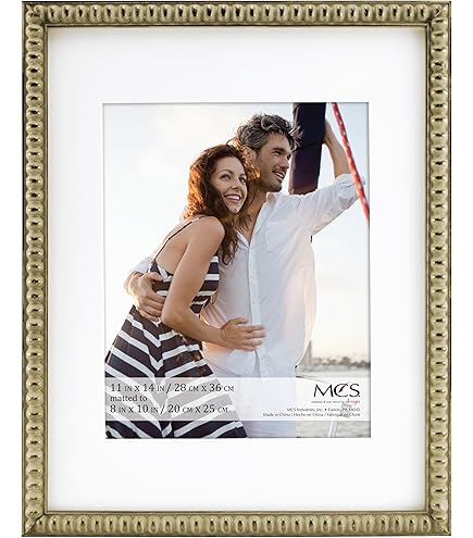 Amazon.com: MCS 16x20 Inch Beaded Frame with 11x14 Inch Mat