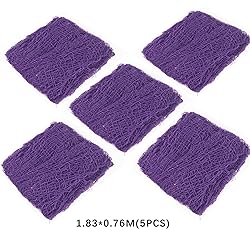 Qtisky Set of 5 Halloween Creepy Gauze Cloth