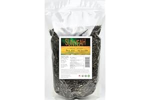SUNYEAH Organic Canadian Wild Rice, 2 Kg(4.4 LB), Grade A, Full Grain（10-15mm）, Canadian North Saskatchewan Ice Lake Harvest, Long Grain, Bulk Wild Rice, NO-GMO, Gluten free, Vegan