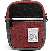 DIME BAGS Muse Crossbody Bag, 100% Nepali Hemp Sling, Zippered Compartments, Adjustable Strap, Durable for Travel & Daily Use
