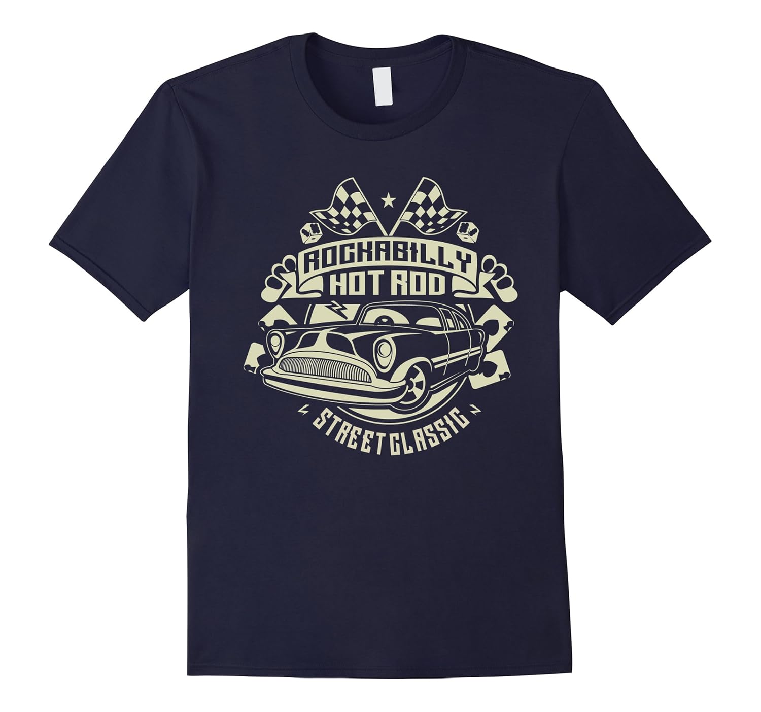 Rockabilly hotrod street classic T-shirt-ANZ