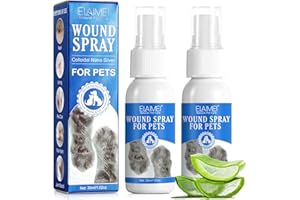 Wound Spray for Pets | Itch Relief for Sensitive Skin | Wound and Skin Care for Dogs & Cats or Other Pets | Helps with Rashes