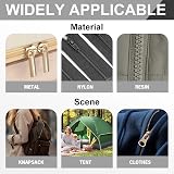 NGUIT 9PCS Zipper Repair Kit Universal Slider Replacement #3 #5 #7 #8 #10 view 5