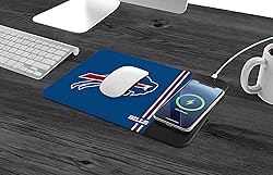 SOAR NFL Wireless Charging Mouse Pad, Buffalo Bills