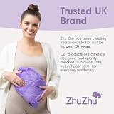 Zhu-Zhu Plush Hot Bottle Body Warmer Microwavable Wheat Bag Lavender Lilac view 7