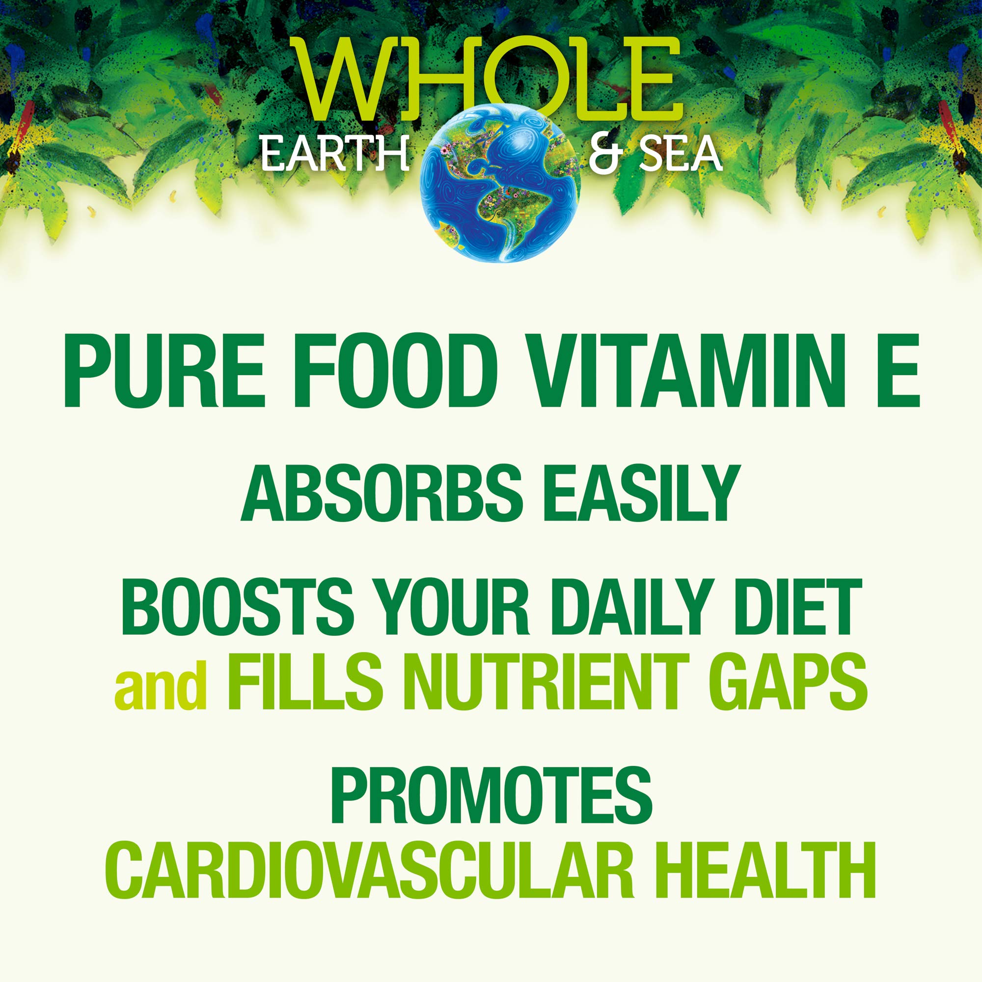 Whole Earth & Sea from Natural Factors, Sunflower Vitamin E, Whole Food Supplement Whole Earth & Sea from Natural Factors, Sunflower Vitamin E, Whole Food Supplement
