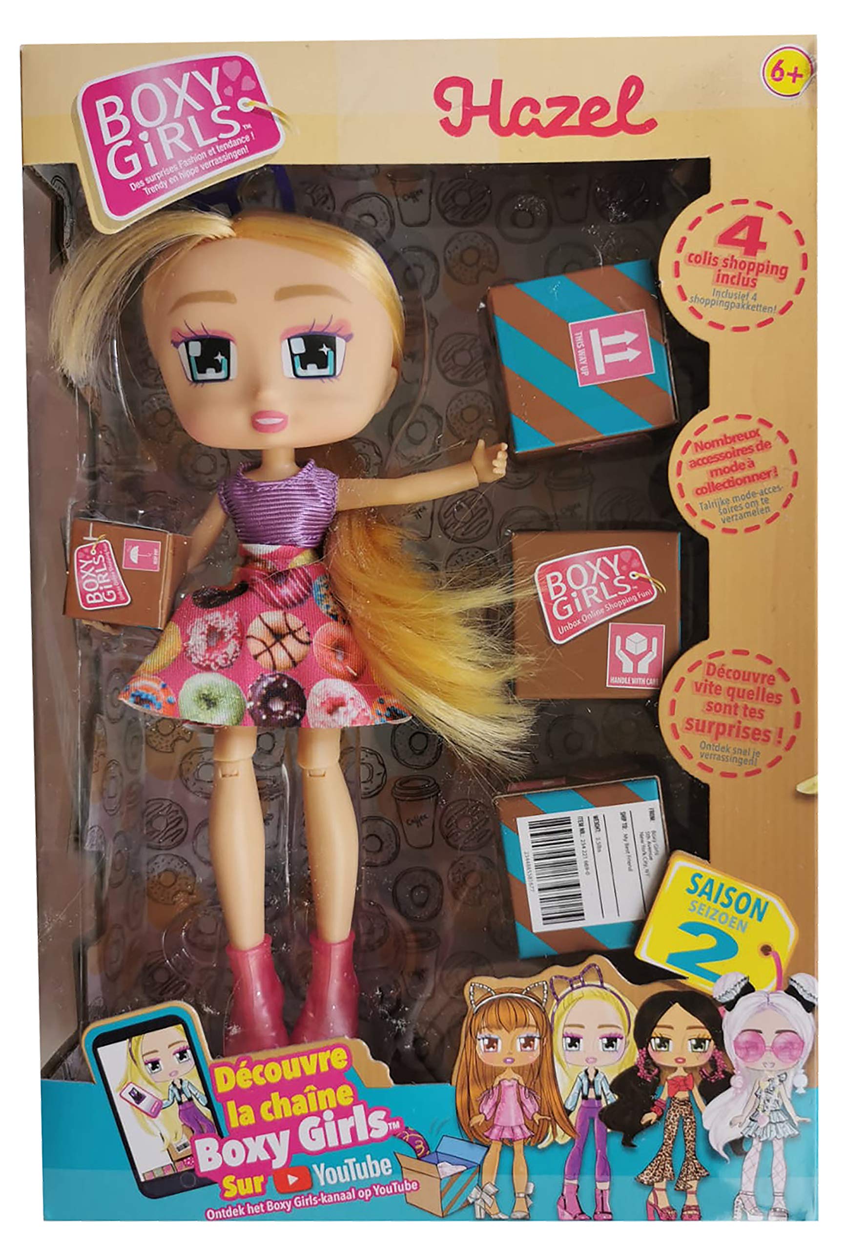 BOXY GIRLS HAZEL Fashionista dolls that will make talk about them - as seen on TV