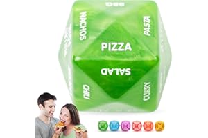 ITERA Dinner Dice for Foodie Couples-Decision Dice - Perfect Date Night, Anniversary, Valentine's, Gift Idea for Him or Her! Takeout Dinner Ideas