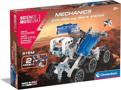 Clementoni Science Museum Mechanical Lab Space Explorer Kit 130 Parts