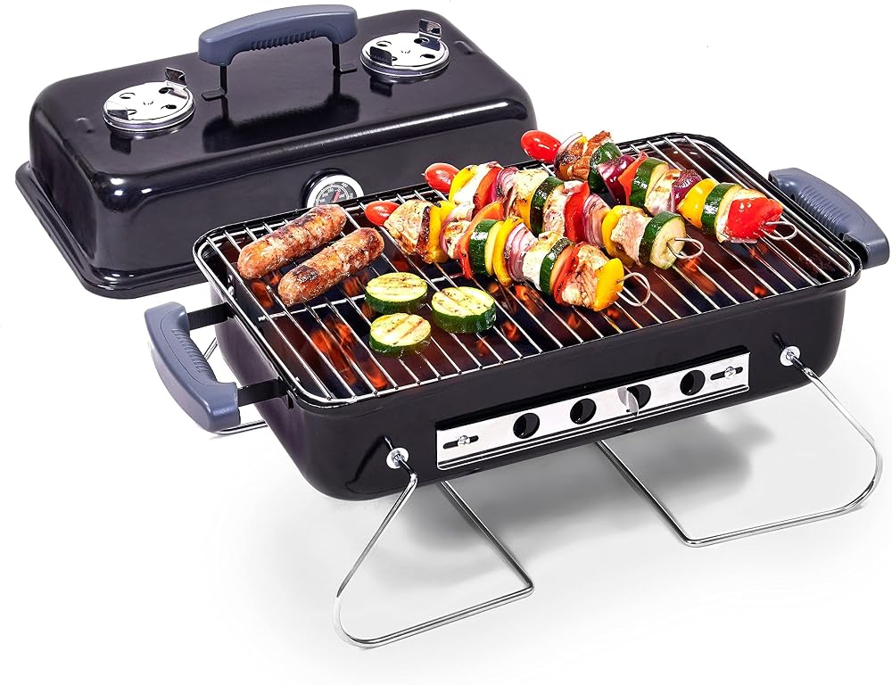 Hi-Gear Traveller Portable BBQ, Folding Legs, Ideal for Camping & Picnics