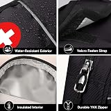 SITHON Insulated Medicine Carrying Case Small Travel Organizer Black view 3