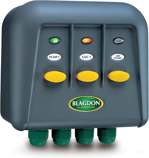 Caja de interruptores para exteriores Blagdon PowerSafe 3: Amazon.es: Jardín