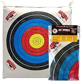 Morrell Weatherproof Supreme Range Archery Bag Target Replacement NASP Field Point Cover with 2 Shooting Sides and 4 Shooting Spots, White, Cover Only