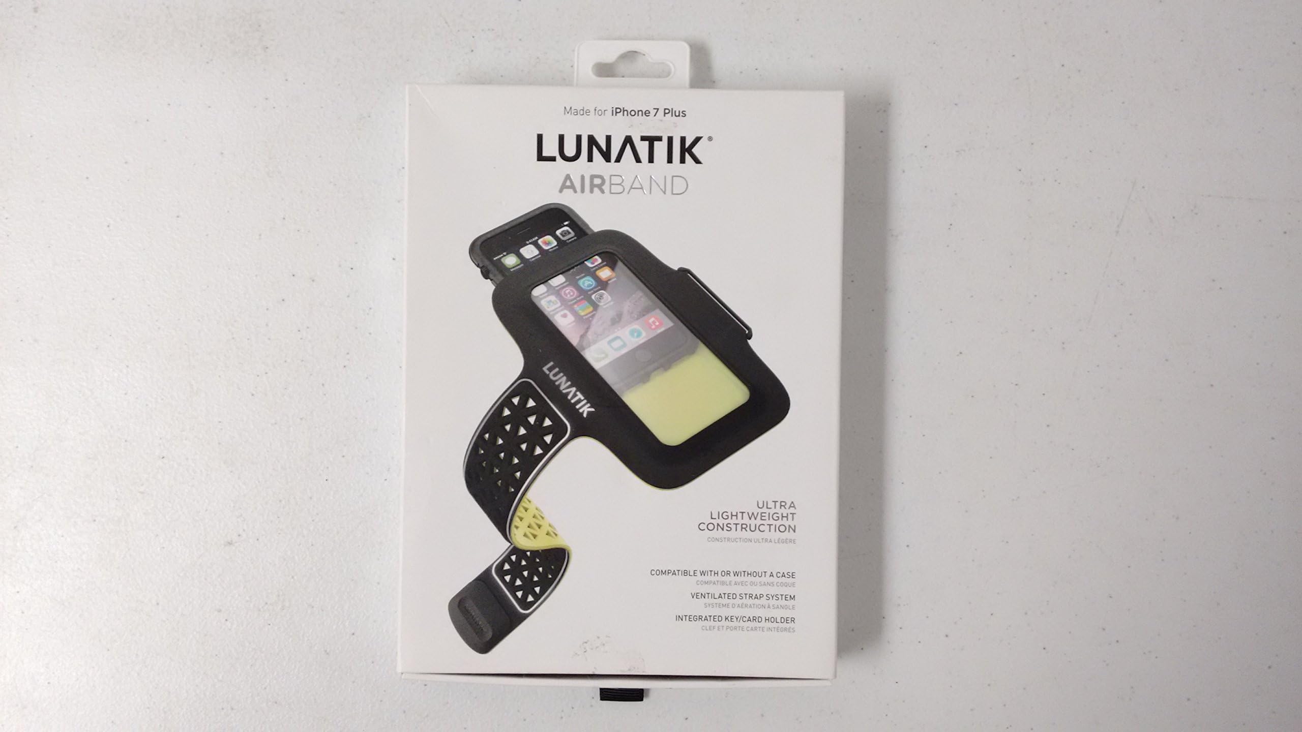 LUNATIKARM7P-001 Airband for Apple iPhone 7 Plus - Black NEW