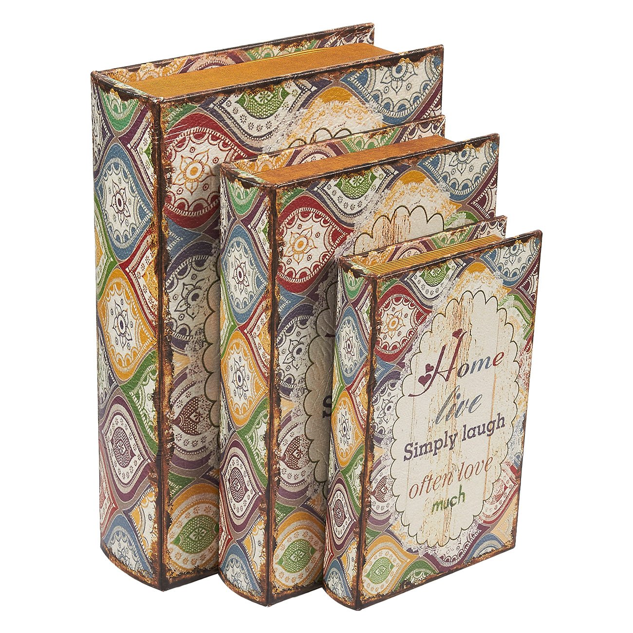 Book Safe 3Pack Fake Hollow Books, Hollowed